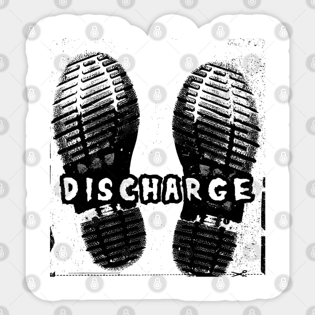 discharge classic boot Sticker by angga108